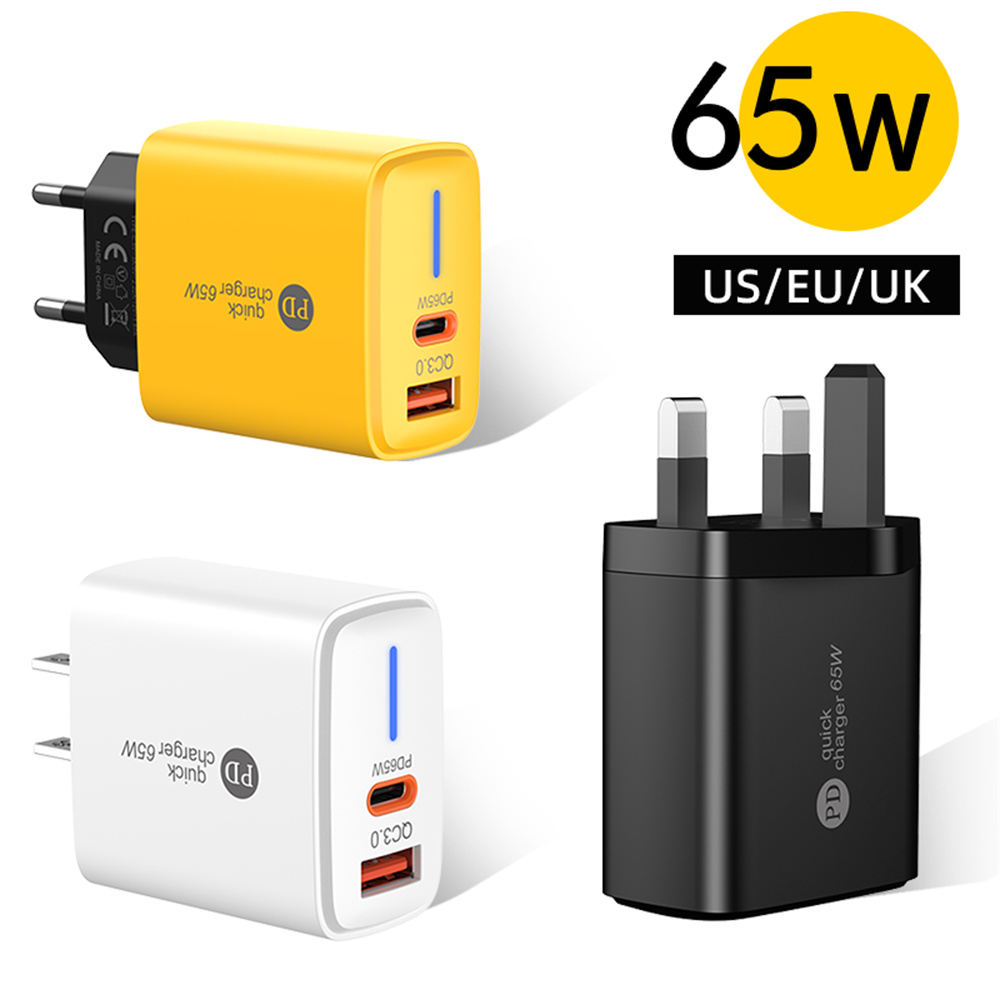 Phone Cases Green - USB C Charger 65W Fast Charging