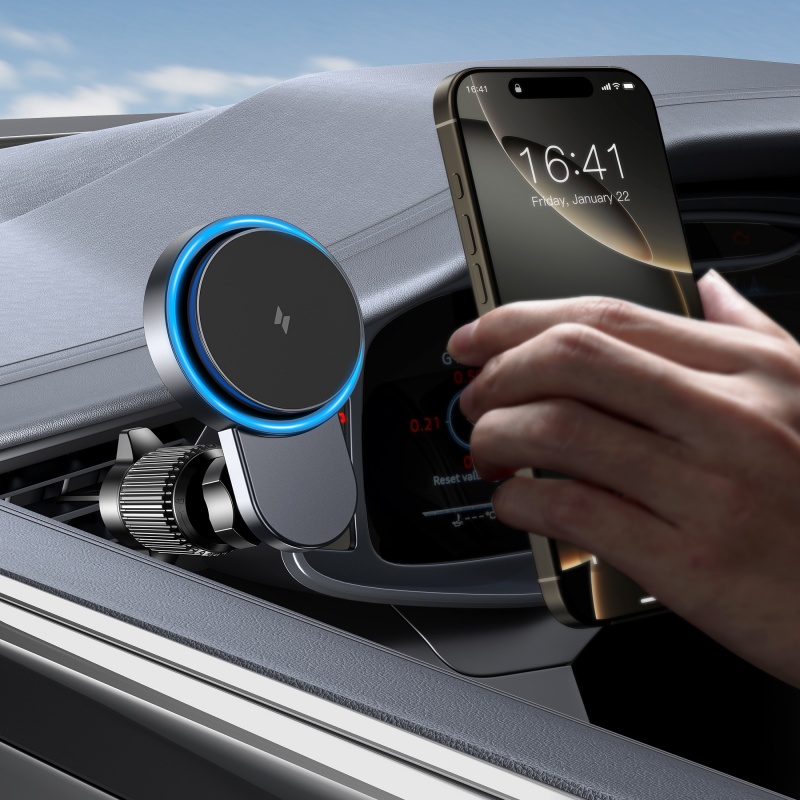 Phone Cases Green - Magnetic Wireless Car Charger Holder with