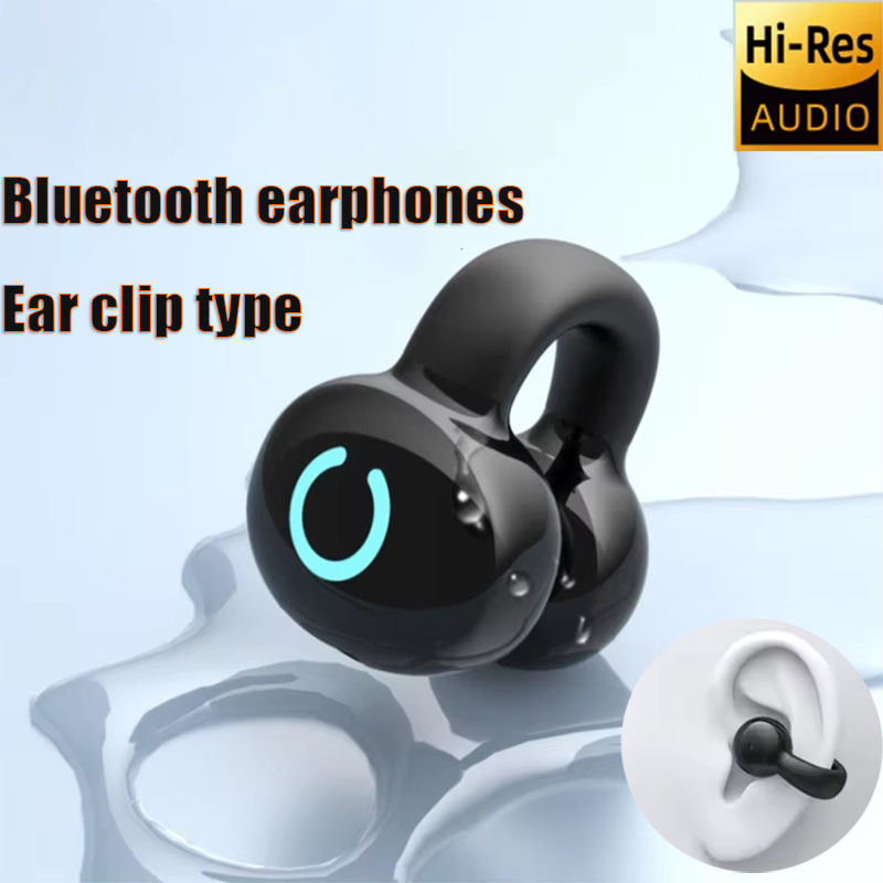 Phone Cases Green - Bluetooth 5.3 Ear Clip Wireless Earphones