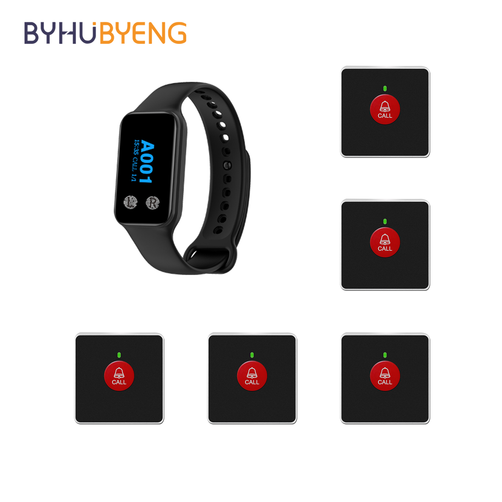 Phone Cases Green - Rechargeable Wireless Watch Pager System for