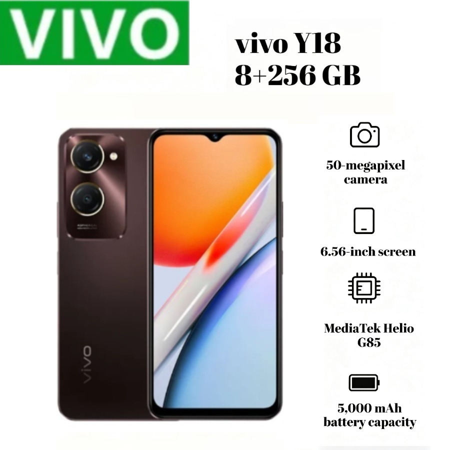 Phone Cases Green - 2026 New Global Unlocked VIVO Y18