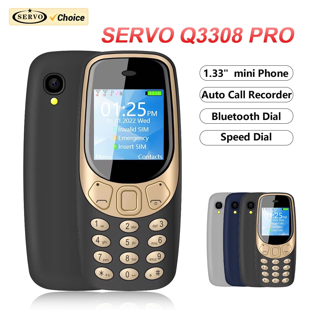 Phone Cases Green - SERVO Q3308Pro 3 SIM Card Mini