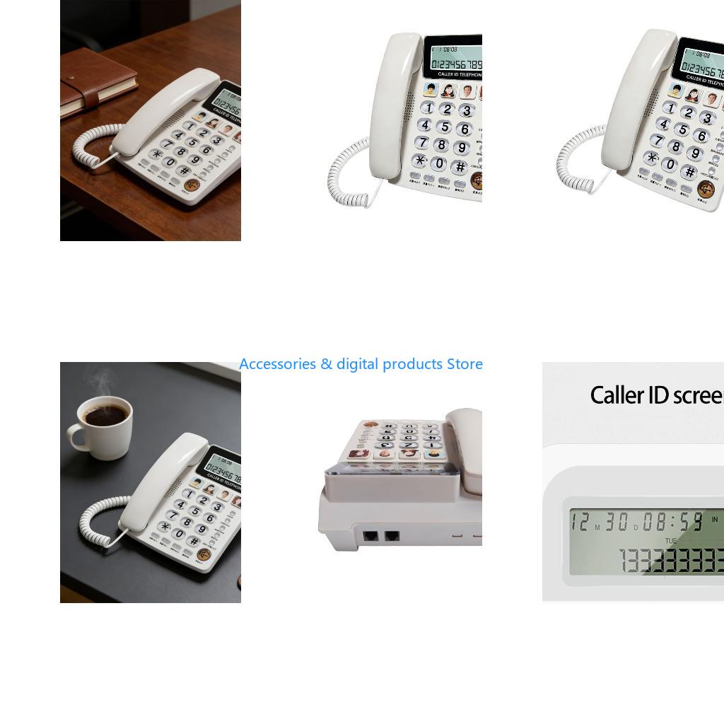 Phone Cases Green - 77JD Big Keypad Landlines Phone Featuring