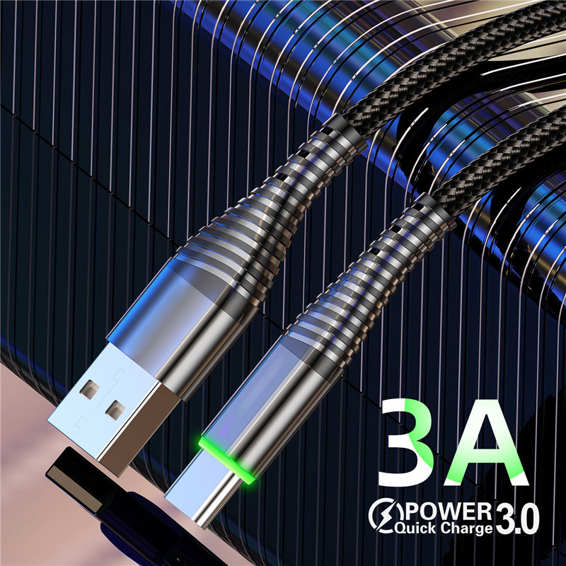 Phone Cases Green - Tkey LED 3A USB Type C