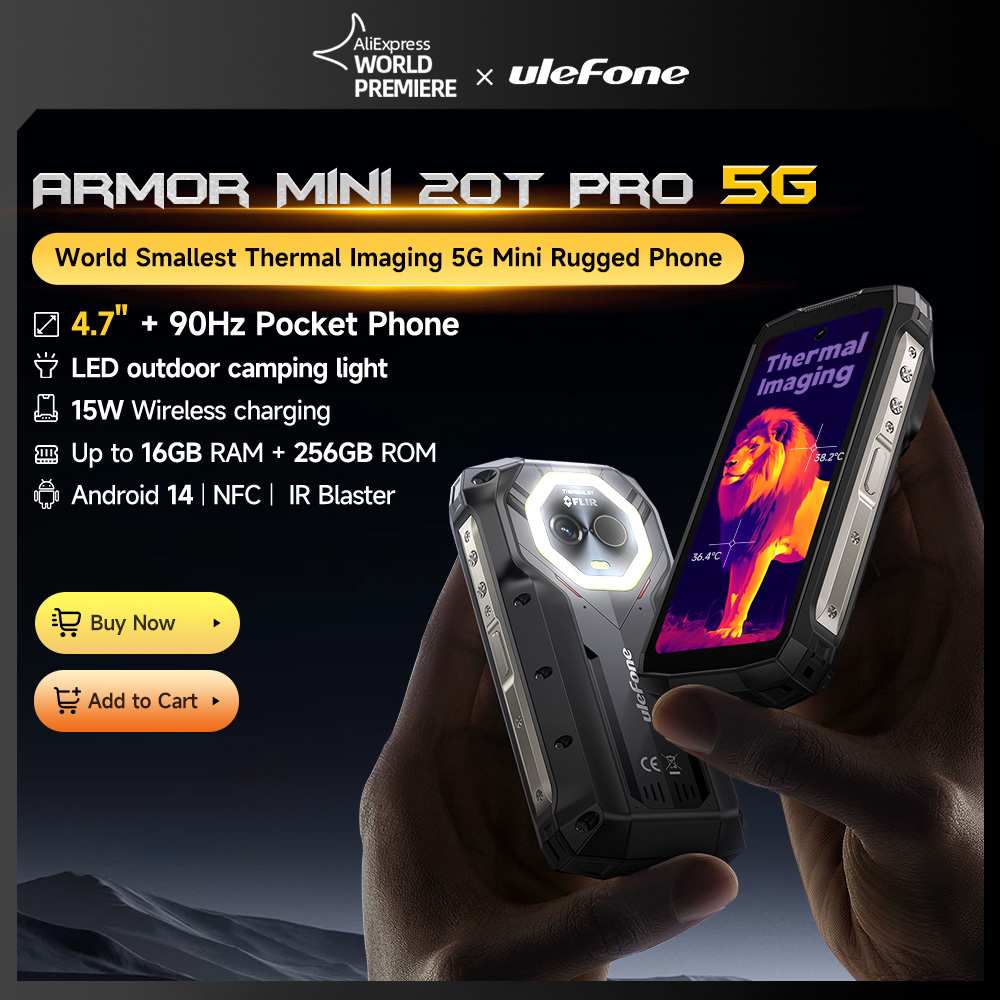 Phone Cases Green - 【World Premiere】Ulefone Armor Mini 20T Pro