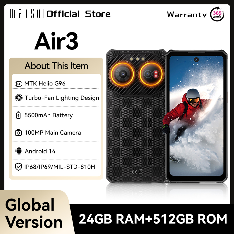 Phone Cases Green - IIIF150 Air3 Rugged Smartphone Android 14