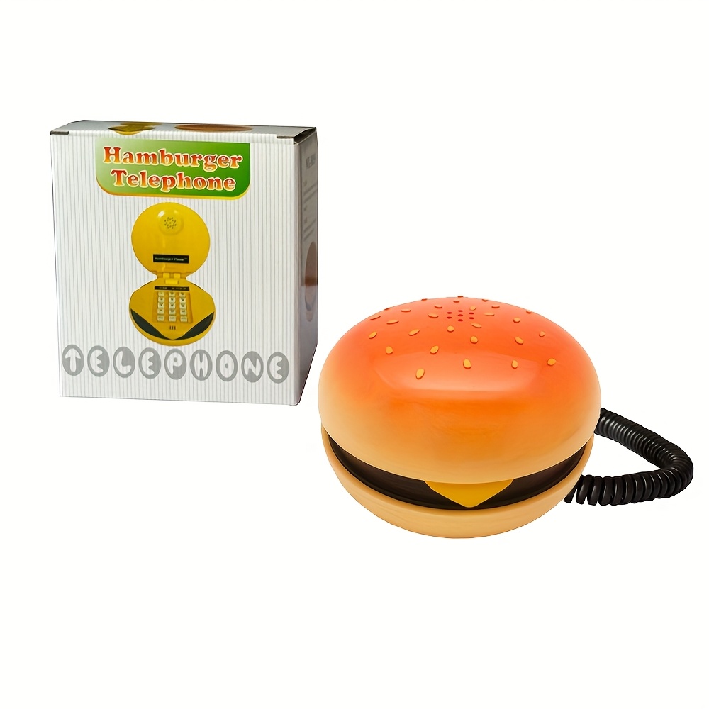 Phone Cases Green - Creative Cartoon Hamburger Landline Phone -