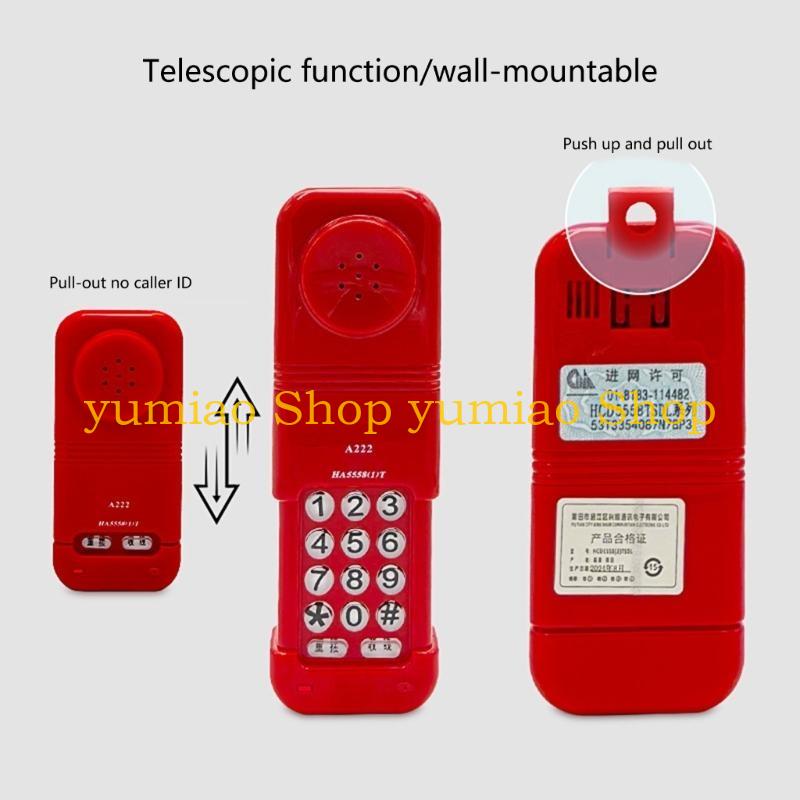 Phone Cases Green - 587B Desktop Telephone with Telescopic Cover