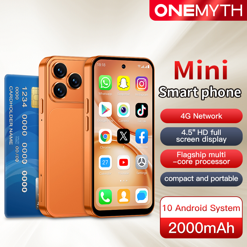 Phone Cases Green - ONEMYTH A19 Pro Mini Smartphone 4.5''