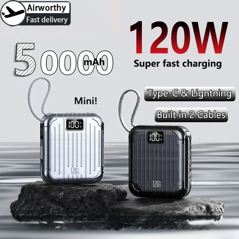 Phone Cases Green - 50000mAh Mini Compact Convenient PowerBank PD20W