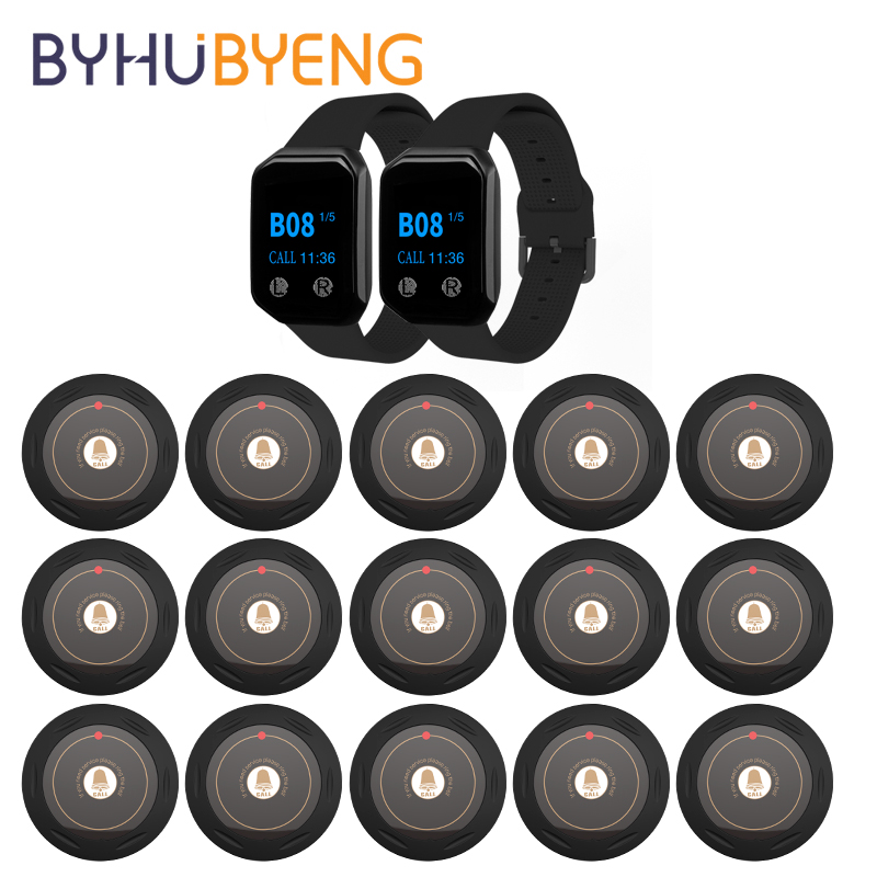 Phone Cases Green - BYHUBYENG Restaurant Pager 2pcs Watch Receiver
