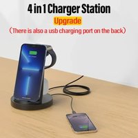 4 In 1 Wireless Charger For iP - Phone Cases Green review and price