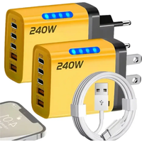 240w Gan Fast Charger With Led - Phone Cases Green review and price