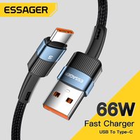 Essager 6A Type C USB Cable Fa - Phone Cases Green review and price