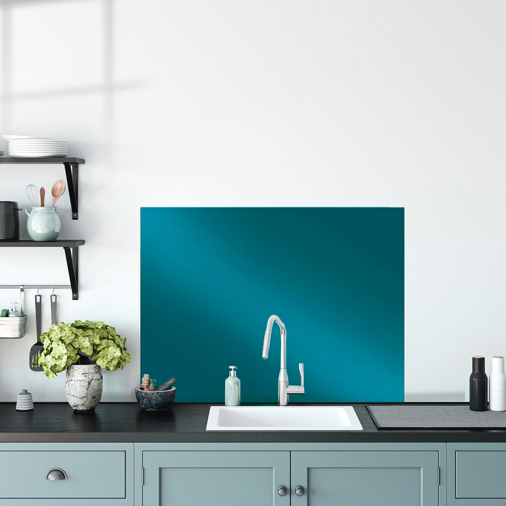 Deep Petrol Glass Splashback   - Phone Cases Custom review and price