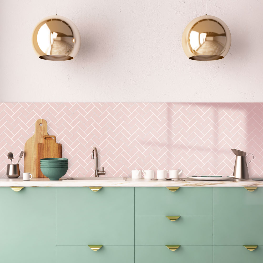Pink Herringbone Splashback  - - Phone Cases Custom review and price