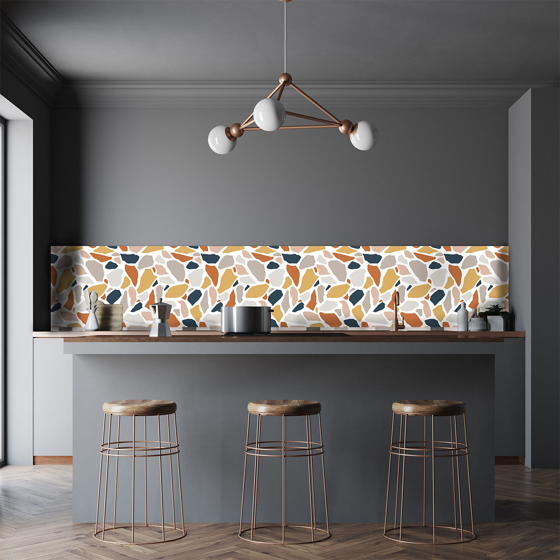 Terrazzo Tile Splashback  - Cu - Phone Cases Custom review and price