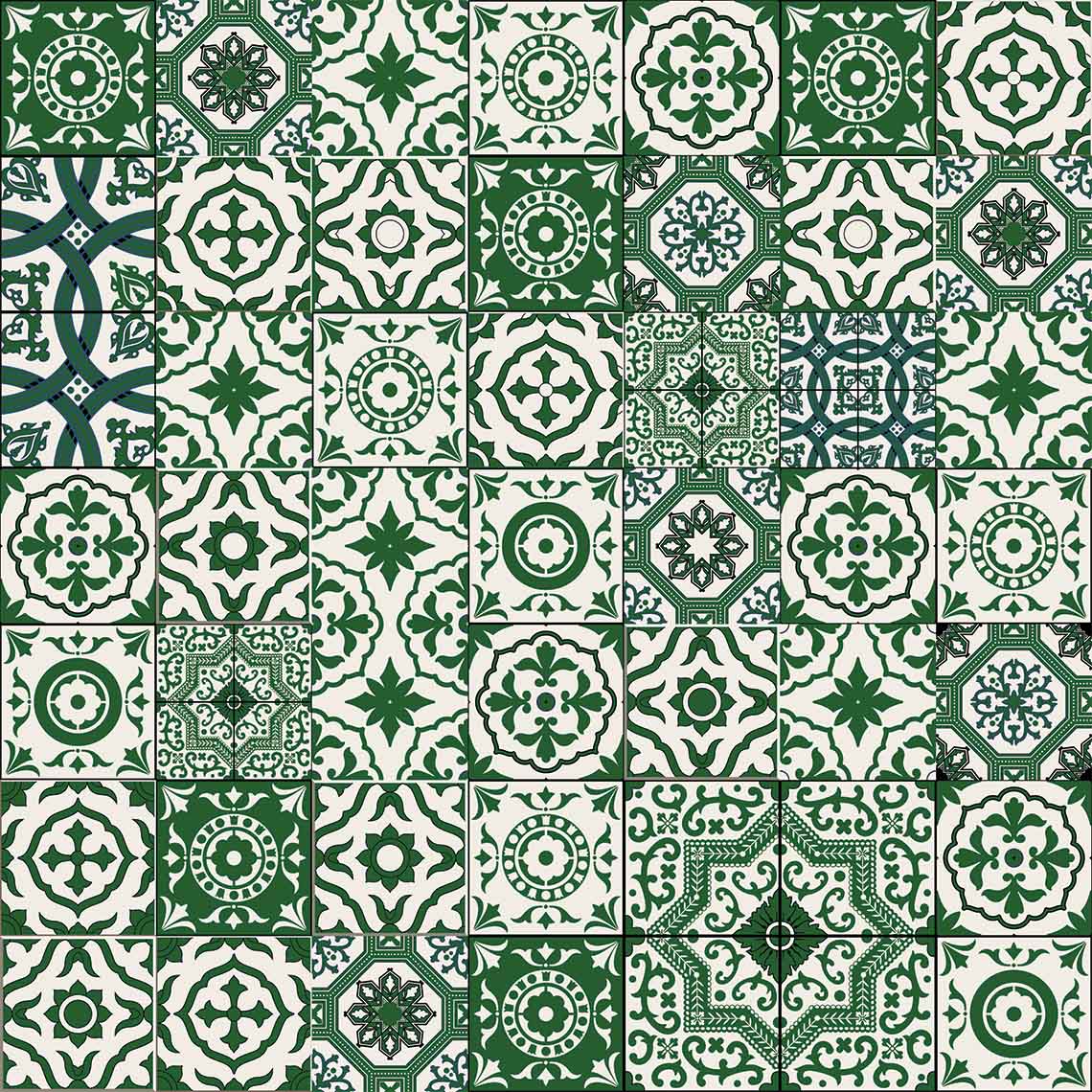 Green Mosaic Tile Pattern Spla - Phone Cases Custom review and price