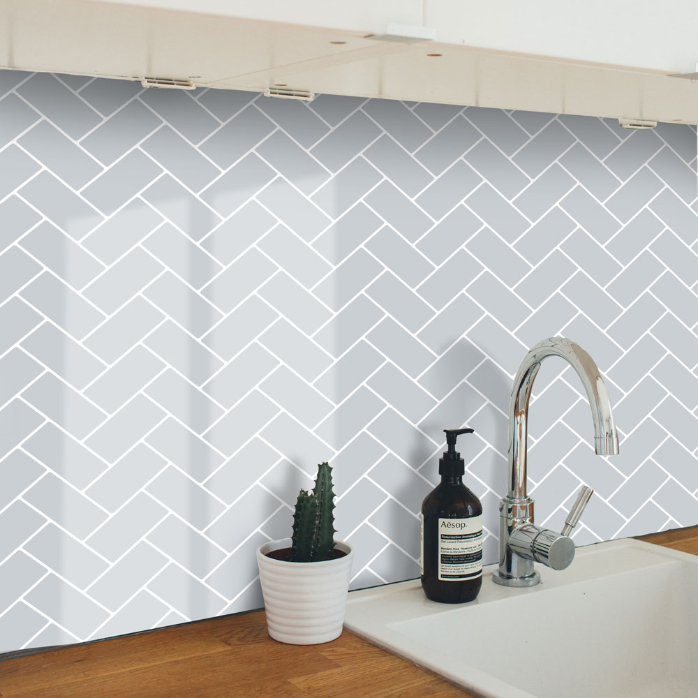 Grey Printed Herringbone Tile  - Phone Cases Custom review and price