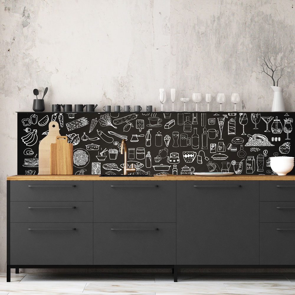 Chalkboard Doodles Splashback  - Phone Cases Custom review and price