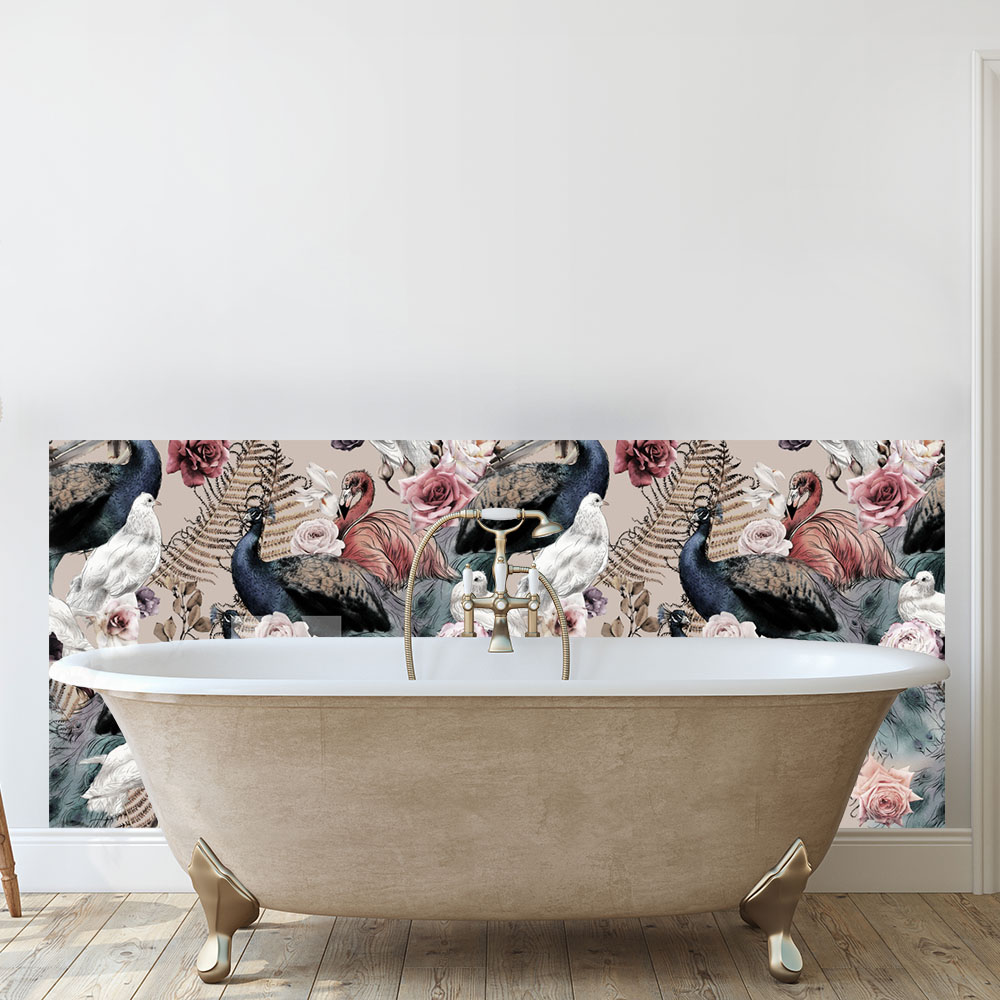 Floral Birds Splashback  - Cus - Phone Cases Custom review and price