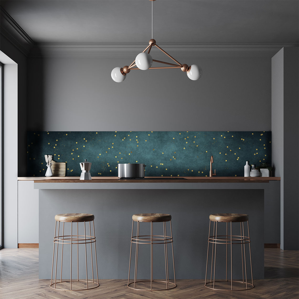 Stars on Teal Splashback  - Cu - Phone Cases Custom review and price