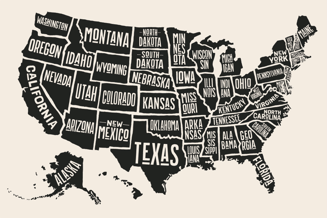 USA Poster Map Splashback  - C - Phone Cases Custom review and price