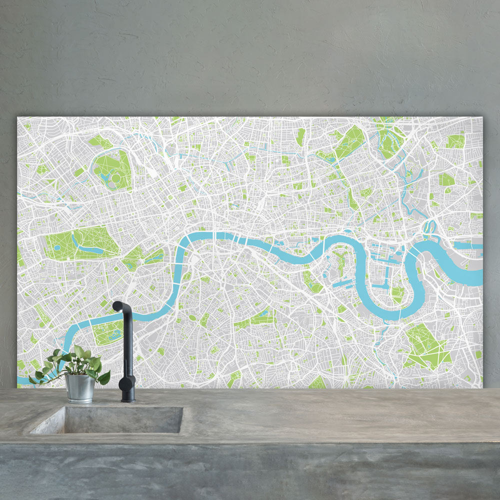 Map of London Splashback  - Cu - Phone Cases Custom review and price