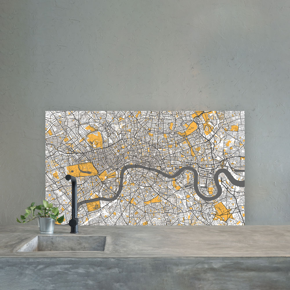 Two Toned Map Splashback  - Cu - Phone Cases Custom review and price