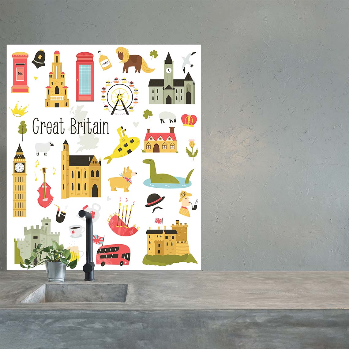 UK Landmarks Splashback  - Cus - Phone Cases Custom review and price