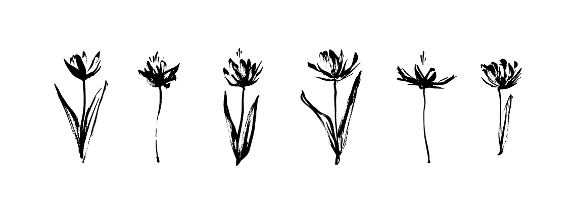 Inky Flower Splashback  - Cust - Phone Cases Custom review and price