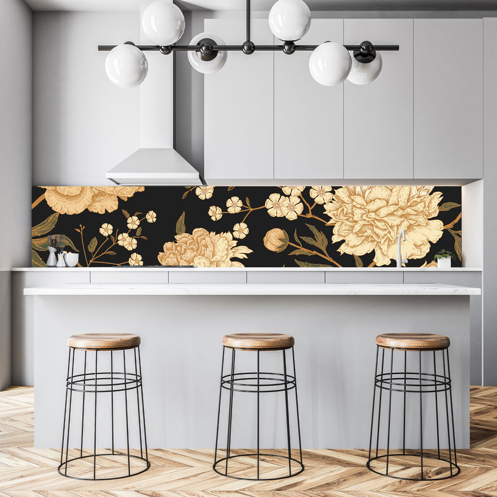 Regal Floral Splashback  - Cus - Phone Cases Custom review and price