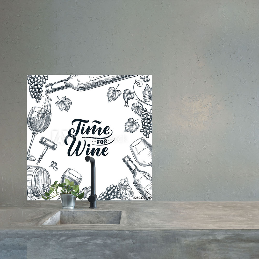 Time for Wine Splashback  - Cu - Phone Cases Custom review and price