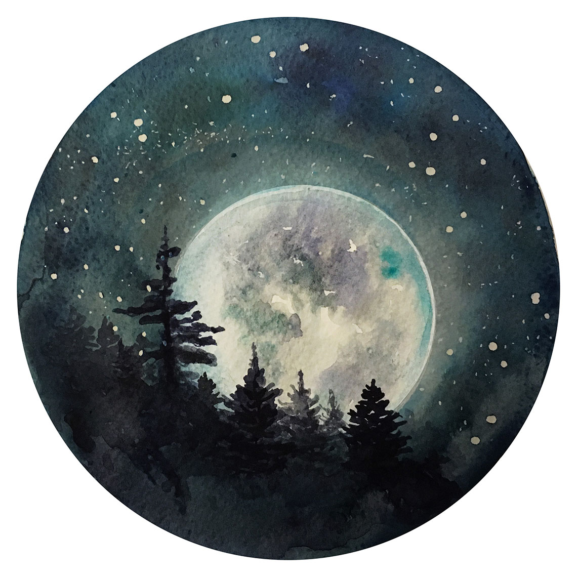 Night Sky Illustration Splashb - Phone Cases Custom review and price