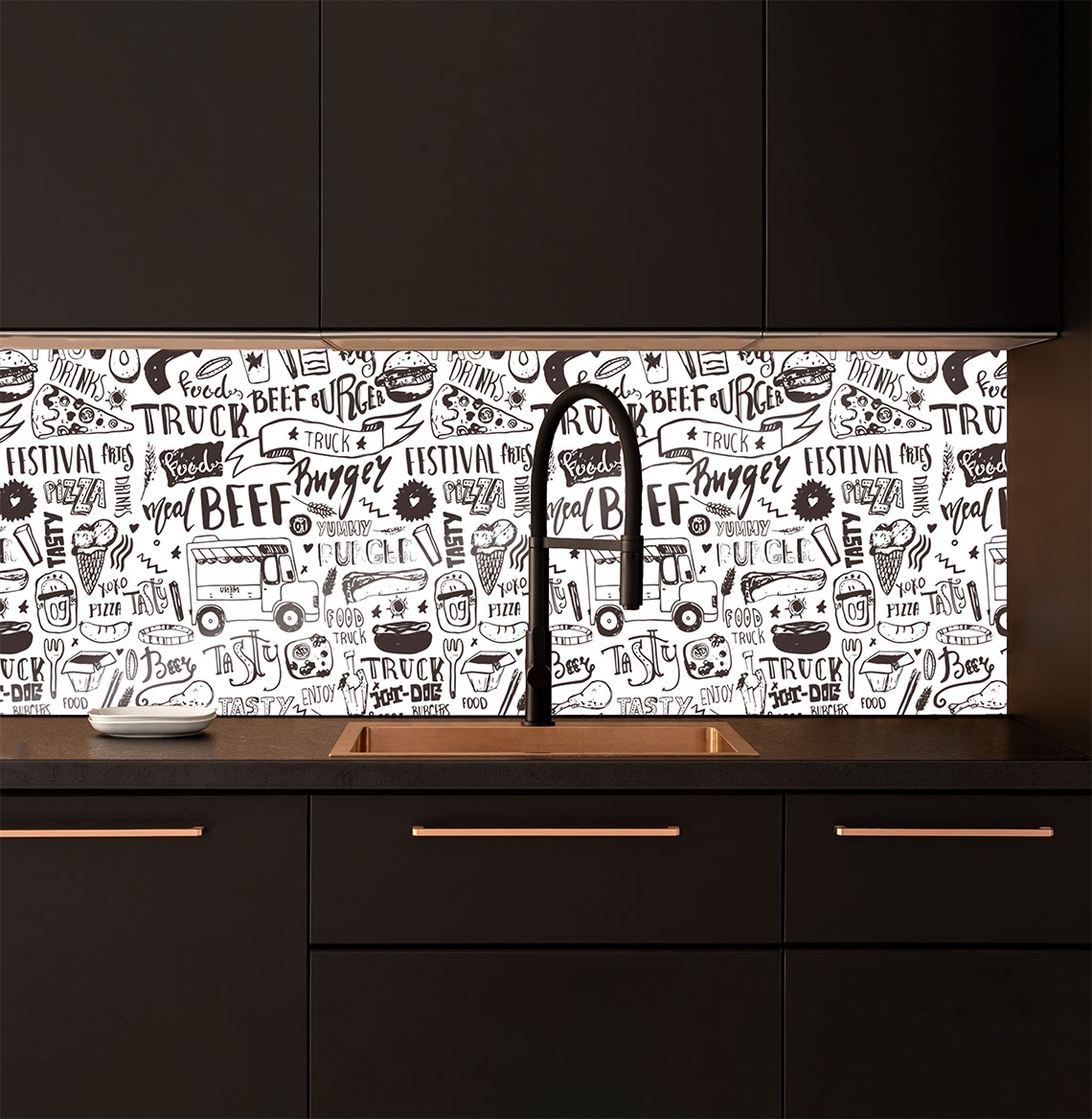 Fun Food Typography Splashback - Phone Cases Custom review and price