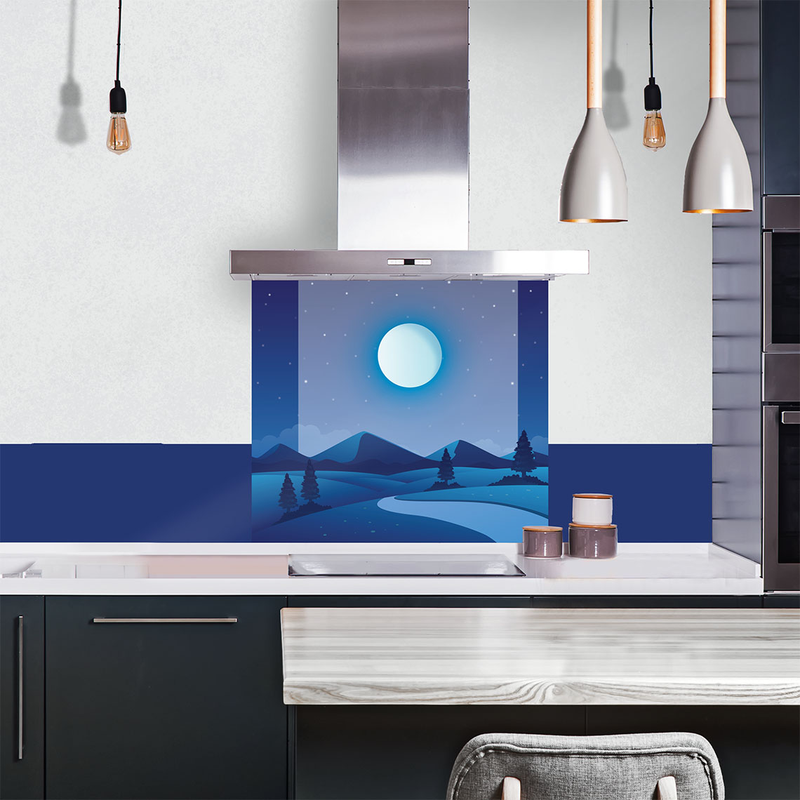 Full Moon Splashback  - Custom - Phone Cases Custom review and price
