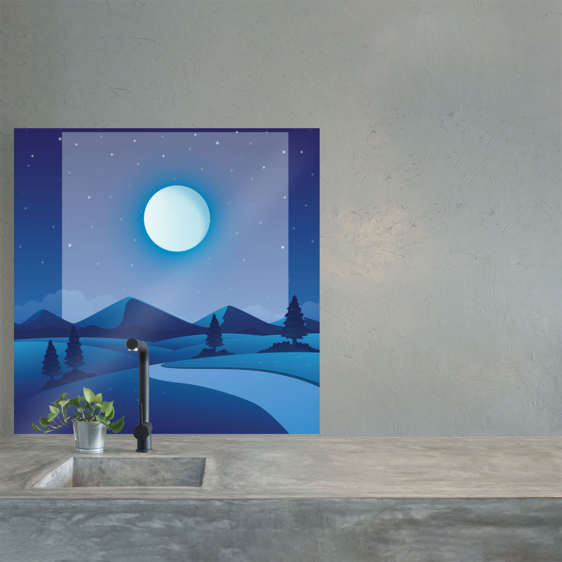 Full Moon Splashback  - Custom - Phone Cases Custom review and price