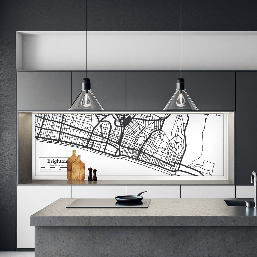 Retro Brighton Map Splashback  - Phone Cases Custom review and price