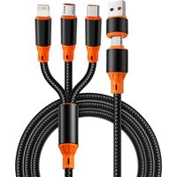 4 IN 1 USB C Fast Charging Cab - Phone Cases Green review and price