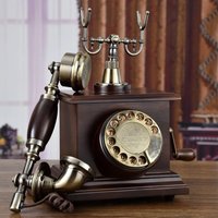 Antique Telephone, Wooden Cord - Phone Cases Green review and price