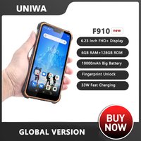 UNIWA F910 4G Rugged Smartphon - Phone Cases Green review and price